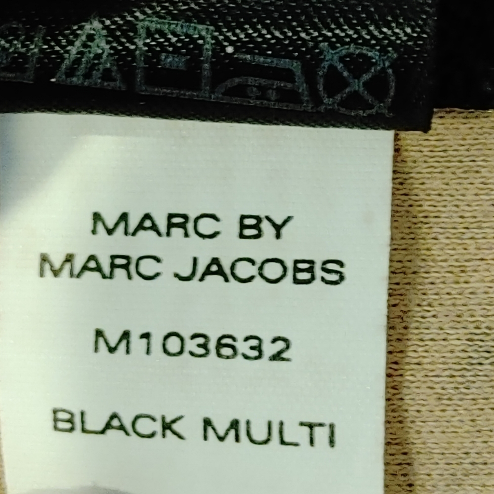 MARC BY MARC JACOBS TUNIC DRESS WITH FULL ZIP SIDES, BLACK MULTI XS/S - Picture 12 of 12